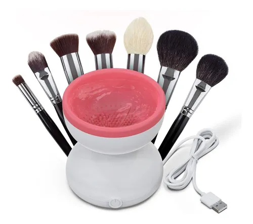Limpiador Brochas Eléctrico maquillaje