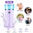 HUMIDIFICADOR SPRAY FACIAL REFRESCANTE RECARGABLE
