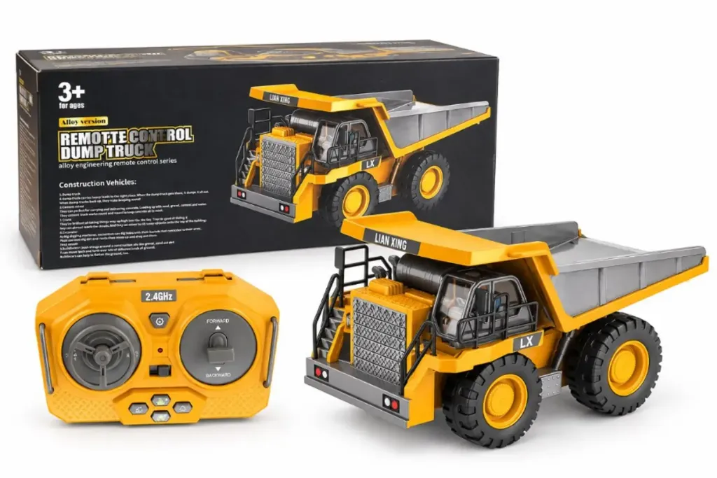 [BOD-JUG-046] CAMION A CONTROL REMOTO VOLQUETA MULTIDIRECCIONAL