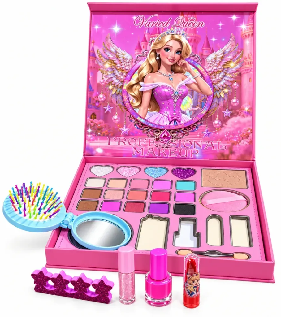 KIT DE MAQUILLAJE INFANTIL CON ACCESORIOS VARIED