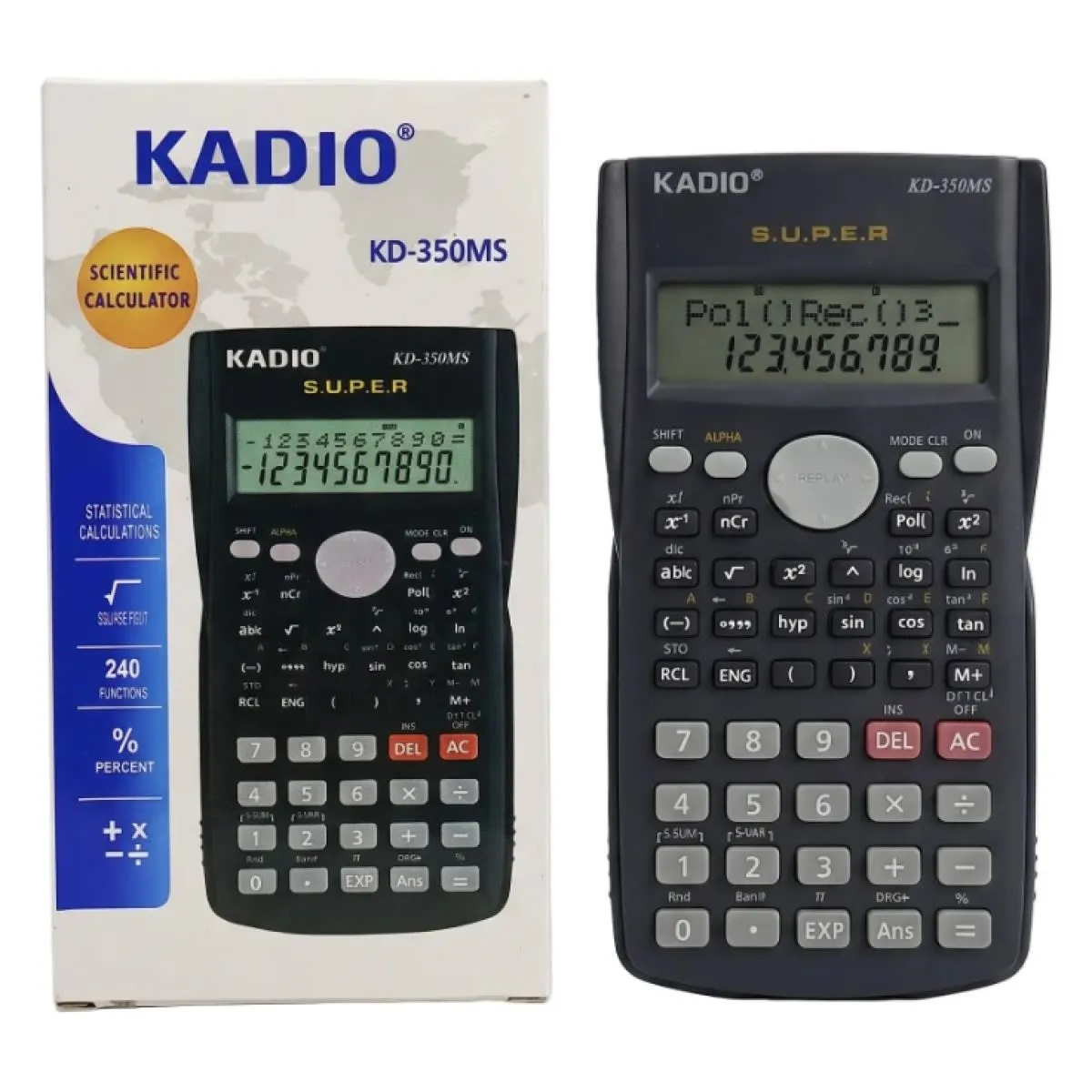 CALCULADORA KADIO CON 240 FUNCIONES