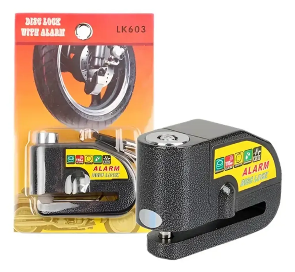 [BOD-GEN-037] CANDADO DISCO MOTO ALARMA PESADO LK603